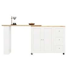 Kitchen Cabinets - White + MDF - View 6