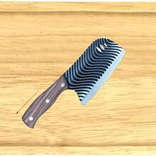 Cuchillo de cocina doméstico - Negro H-A18 - Grosor: 2,0 mm - Plateado - Ver 5