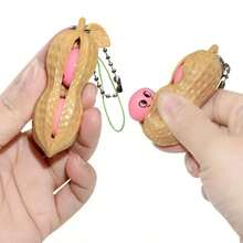 Peanut And Pea Keychains To Relieve Stress And Anxiety - Multicolor - View 13