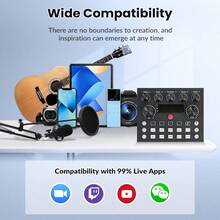 High-End Professional Podcast Equipment Set, Podcast Equipment Bundle With Podcast Microphone Bundle - Wide Application Studio Condenser Microphone Perfect For Podcasting, Recording, Singing, Streaming And Gaming - Black - 2 Microphones - View 4