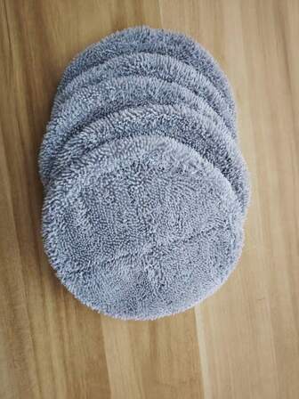1/3/5pcs Replacement Mop Pads, Cleaning Cloths For 6.29 Inch Vacuum Cleaner Mop Head