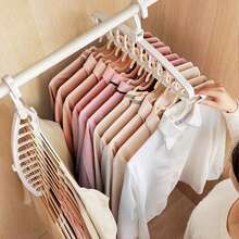 X Milania 3pcs/11 Holes Hanger Decoration Holiday Decoration Room Decoration Home Decoration Bedroom Decoration Dress Pants Shoes Jeans Boots Skirt Bedroom, Storage Box - Multicolor - View 3