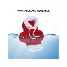 1pc Christmas Car Gear Shift Cover Decorative Hoodie, Santa Claus Mini Hoodie Sweatshirt For Car Interior Decor, Suitable For Christmas, Wedding, Party, Holiday Events, Car Accessory, Christmas Gift,Christmas - Multicolor - View 6