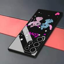 Miniso Disney Lilo & Stitch Phone Case, "Love" Themed Design With Stitch & Angel In Romantic Posefor Samsung Galaxy S25 Ultra/S25 Plus/S25/ Galaxy S24 Ultra/S24 Plus/S24/S24 FE/S23 Ultra/S23 FE/S23 Plus/S23/S22Ultra/S22 Plus/S22/S21 Plus/S21 Ultra/S21/S20 FE/S20 Plus/S20/S20 Ultra/S10/S10E/S10 Plus/A03s/A05s/A05/A06/A14/A15/A16/A23/A24/A25/A26/A32/A34/A35/A36/A51/A52/A53/A54/A55/A56/A71/Galaxy Note20Ultra/Galaxy Note20/Galaxy Note9,Galaxy S25 Ultra Case Plus Stocking Stuffers,The Girlfriend,The Chosen,Early Fall Fashion. - 透明的 - 查看 2