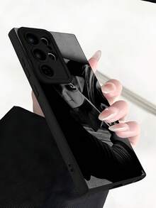 Anime Character Glass Phone Case Black and White Cool Style Scratch Resistant for Daily Use Young Men All-over Print Mixed-color Phone Cases - Compatible with Phone 17 PRO MAX/17 AIR/15 Pro Max/16 PRO MAX, Galaxy S22/S23/S24/S23 Plus/S24 Ultra/S25/A15/A33/A23. - Color mixto 1 - Ver 6