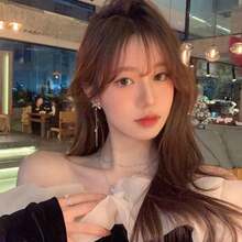 S925 French Bow Tassel Earrings For Women 2022 New , Niche Design, High-End Temperament, Ins Earrings And Earrings - Phụ nữ đeo hoa tai - Xem 9