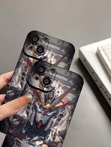 Mecha Warrior Design Phone Case Compatible With Samsung Phone Cases  17  16 Pro Max  15 Pro Max  13 And  12 Made Of TPU Material Providing Shock And Drop Protection It's An Ideal Gift For Gaming Enthusiasts Collectors Friends And Birthdaysphone Case,Christmas,Phone Cases, Case, 17 Pro Case,Noël, 17 Pro Max Case, 16 Case, 128 Pro Case,Christmas Phone Case,Christmas Decor,Coque De Téléphone,Cute Phone Case,Winter,Anime Mobile Phone Case - Black - View 8