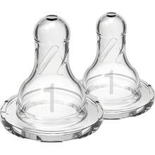 Dr. Brown'S Natural Flow Tetina Estándar, Nivel 1, 2 Unidades - Nivel 2 (3m+) - Ver 1