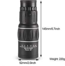 ASHATA 16x Zoom Precise Monocular Telescope Waterproof Phone Telescope With Stand For , , , , Etc. - 1 - View 8