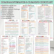 ADHD Cleaning Planner, Cleaning Schedule And Checklist Organizer, Daily Weekly Monthly Household Cleaning Planner, Chore Chart Notebook For Home, Family Cleaning Tasks, DIY Home Improvement, Editable Template - A4 ADHD Cleaning - View 7