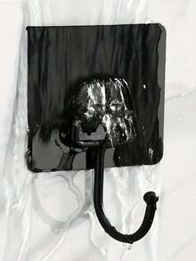 重型墙钩，自粘式挂钩，多用途衣帽毛巾钥匙收纳挂钩，防水衣架挂钩，适用于浴室、卫生间、厨房及其他家居场所 - 黑色 - 查看 3