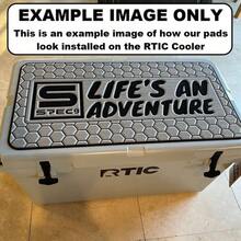SeaDek Cooler Pad Top Fits RTIC 52 Qt Ultralight - Marine EVA - Teak OliveGr/Tan - 1 - View 4
