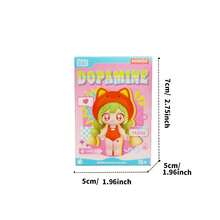 Miniso HOLA Dopamine Cat Series Icon Box Figure Blind Box, Cute PVC Material, Swimsuit Cat Head Details, Random One, Desktop Ornament Collection, Ideal For Play Gifting(1 PC Random Delivery) - Multicolor - View 6