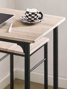 SoBuy OGT10-PF Bartisch Set 3-teilig Bistrotisch mit 2 Stühlen Esstisch Sitzgruppe Vintage Bartisch Mit Barhocker Set Bartisch Bartisch Küche Bartisch Mit Stühlen Esstisch Esstisch Stühle Barhocker Esstisch-Set Mit Stühlen Esszimmerstuhl Küchenstuhl Küchenstühle Küchentisch Küchentisch Für Kleine Räume Küchentisch Mit Stuhl Stahlgestell Stehtisch Stehtisch Für Stehtisch Stehtisch Mit Hocker Tisch Tisch Mit Stühlen Tisch-Set Mit Hockern Tisch-Set Mit Stühlen Esszimmermöbel Grau MDF (E1) 80x50x87 cm