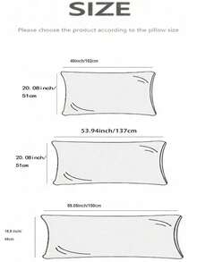 1pc 100% Premium Brown Leopard Print Pillowcase Without Filler Soft Breathable Pillow Covers With Envelope Closure Throw Pillow Cover For Bed Home, For Sofa, Living Room Farmhouse Style 20"X54"- Pillowcase Decor Pillocase, Gifts For Women&Men ,Insert Not Included, Machine Washable - Brown - View 3