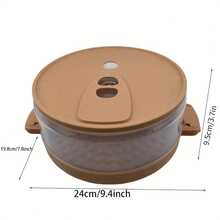 1pc New Microwave Bacon Potato Cooker, Potato Baking Tool, Household Baking Assistant