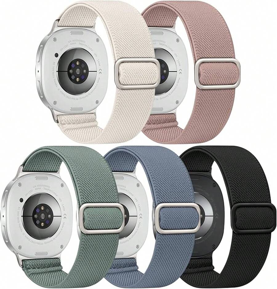 Smart Watch Strap - Cactus/Pink/Blue Gray/Starlight/Black - View 1
