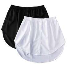 1pc Elastic Waist Extender, Shirt Extender For Women, Adjustable Layered Fake Skirt Hem Extender - Multicolor - View 6