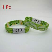 1pc Bible Verse Bracelet, NFC Enabled Christian Daily Prayer Text Bracelet, Unisex, Suitable As Holiday Gift For Halloween, Christmas, New Year - Multicolor - View 24