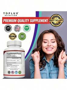 Toplux Berberine Supplement 1800mg Pure Berberine Hcl Supports Healthy Levels 90 Capsules - 1 - Xem 4
