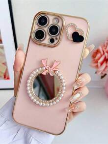 适用于三星 Galaxy S25、S24、S24 Plus/S24+、S24 Ultra、S24 FE、S20、S21、S22、S23 的闪亮星光磁吸保护壳，兼容 11/11 Pro/11 Pro Max、12/12 Pro/12 Pro Max、13/13 Pro/13 Pro Max、14/14 Pro/14 Pro Max、15/15 Pro/15 Pro Max、16/16 Pro/16 Pro Max，防水防震 - 粉色 - 查看 1