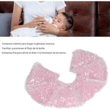 Paquete de Gel para el Pecho, Compresa Fría y Caliente Reutilizable para Reducir la Hinchazón Almohadillas de Gel para Amamantar Alivio Incómodo para las Madres que Amamantan (Rosa) - Rosa - Ver 10