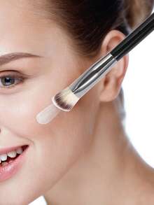 MAANGE 1支/3支装专业三角遮瑕刷，晕染化妆刷，适用于液体、膏状或粉状化妆品，便携式旅行化妆刷，采用柔软亲肤纤维，是送给女性和女孩的理想礼物。 - 彩色 - 查看 7