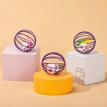 Interactive Cat Teaser Ball Toy - Fun Rolling Toy With Hidden Mouse For Indoor Cats,Stimulates Hunting Instincts, Perfect For Cat Exercise & Entertainment - Random Color - View 10