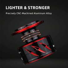 Spinning Fishing Reel ANCOHUMA, Powerful 26 LB Max Drag, 7+1 Stainless BB, 6.2:1 CNC Aluminum Alloy Spool, Unique Smooth Colorful Ceramic Line Roller, D.S.S.R Double Shield For Freshwater,31250841 - 巧克力棕 - 查看 5