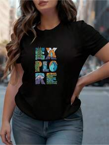 Women T-Shirts - Black - View 1