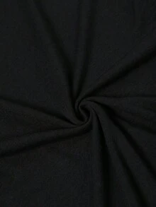 Women's Gothic T-Shirt – "Pitch Black" Skeleton Graphic Tee, Black Punk & Edgy Casual Top For Daily Wear, Alternative Street Style, Subculture, Dark Fashion & Statement Look - 黑色 - 查看 6