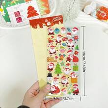 2/4pcs/Bag Cute Christmas Bubble Stickers, 3D Stereoscopic Bubble Stickers, Christmas Themed Stickers, Cartoon Santa Claus, Snowflakes, Reindeer And Other 3D Embossed Bubble Stickers, Foam, PVC Material Decorative Stickers, Suitable For Greeting Cards, Envelopes, Packaging Bags Decoration, Christmas Gifts, DIY Planners, Notebooks, Stationery Decoration, Back To School Supplies, New Semester Supplies - Multicolor - View 5