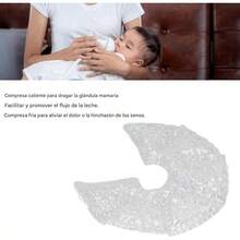 Paquete de Gel para el Pecho, Compresa Fría y Caliente Reutilizable para Reducir la Hinchazón Almohadillas de Gel para Amamantar Alivio Incómodo para las Madres que Amamantan (Rosa) - Gris - Ver 6