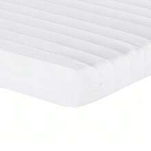 vidaXL Ausziehbares Tagesbett Mit Matratzen, Creme, 90x200 Cm, Stoff - White - View 10