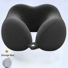 Ergonomic U-Shaped Neck Pillow With Storage Bag - Memory Foam Travel Pillow, Slow Rebound Technology, Machine Washable Cover, Lightweight And Portable, Ideal For Airplane, Office And Home Use - Supports Neck And Head, Perfect For Resting, Reading And Video Watching - Available In Multiple Colors, Comfortable Support Travel Pillow - Multicolor - View 11