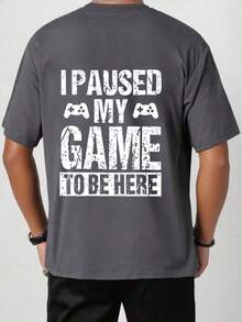 Tween Boys' Casual Funny Print Crew Neck Short Sleeve T-Shirt Tops For Summer