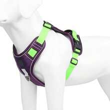 No Pull Dog Harness Durable Pet Harness Vest With Control Handle For Medium Large Dogs Walking Training Harnesses - Màu tím - Xem 2