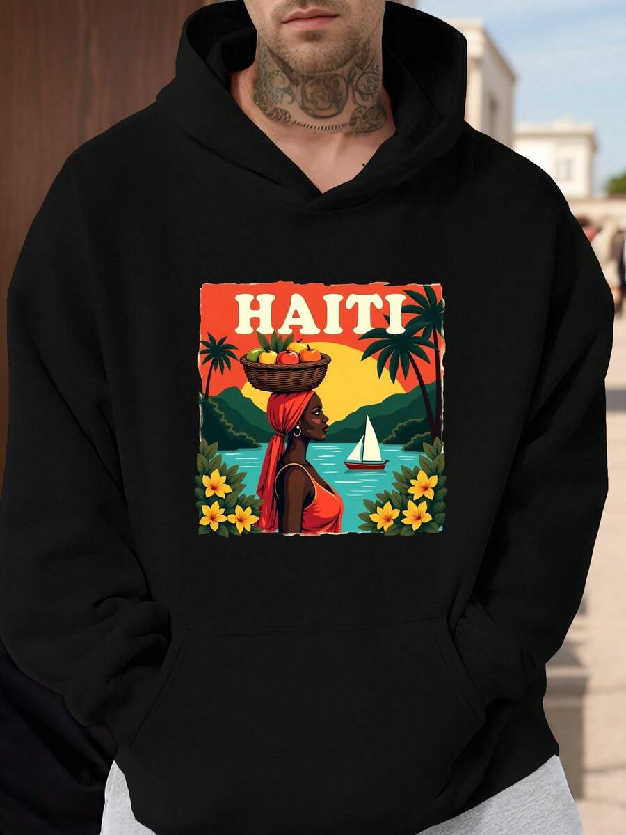 Men Hoodies - Black - View 1