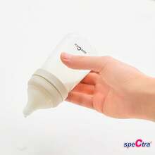 Spectra Tetina Flujo Medio para Biberón de Cuello Ancho (3 a 5 meses)| 2 Piezas| Mamila Reemplazo Transparente| Boquilla de flujo medio (paquete de 2) - 3 a 5 meses - Ver 4