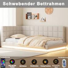 Upholstered Sofa Bed 140*200 Multifunctional Bed With Slatted Base Made Of Gray Velvet Fabric That Does Not Irritate The Skin