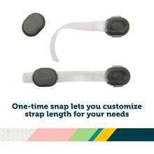 Safety 1st Correa multiusos de ajuste personalizado 2 piezas, blanco - Blanco - Ver 12