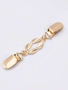 Vintage Sweater Cardigan Collar Clips, Waist Cincher Clips ,Dress Shirt Brooch Clips, Silver Flower Pattern Sweater Shawl Clip -Waist Clip, Waist Cincher Cardigan Clip Scarf Collar Accessory Clips & Brooch Clips For Clothing Gifts - Multicolor - View 9