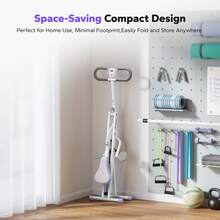 MERACH Squat Machine, 2 In 1 Squat Rowing Machine, Easy Setup & Foldable Exercise Equipment, Glute Trainer Machine, Glutes & Leg Home Workout Machine - White - View 5