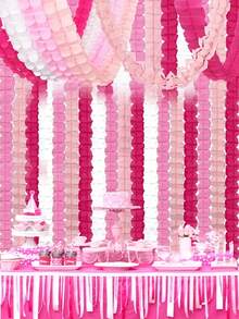 Bộ 4 dây trang trí hình cỏ ba lá nhiều màu sắc - Dây trang trí hình cỏ ba lá treo dài 118 inch, thích hợp làm phông nền cho các bữa tiệc ngày lễ, trang trí treo trần cho đám cưới, tiệc mừng em bé, tiệc độc thân, tiệc đính hôn, v.v. - Nhiều màu - Xem 2