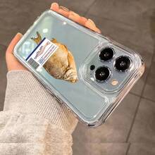 Funda creativa para teléfono Funda para teléfono: Patrón de pez salado Funda transparente compatible con  11, 12, 13, 14, 15, 16,  16, 15, 14, 13, 12, 11 Pro Max, XS, XR, X, 7, 8 Plus, SE, 12, 13 Series. Adecuado como regalo para novia, novio o amigos, funda suave a prueba de golpes para chicas y mujeres - 1 pieza - Ver 7