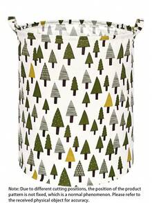 1 pieza Cesta de almacenamiento plegable con patrón de animales de dibujos animados y asa, solución de organización del hogar que ahorra espacio para aperitivos, juguetes y ropa, decoración portátil para dormitorio y sala de estar, contenedor multiusos con diseño plegable - Multicolor - Ver 14