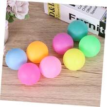 50 Piezas Bolas de Pong de Coloridas para Entrenamiento Fiesta Pelotas Pequeñas Livianas para Competencia y Entretenimiento - 1 - Ver 7