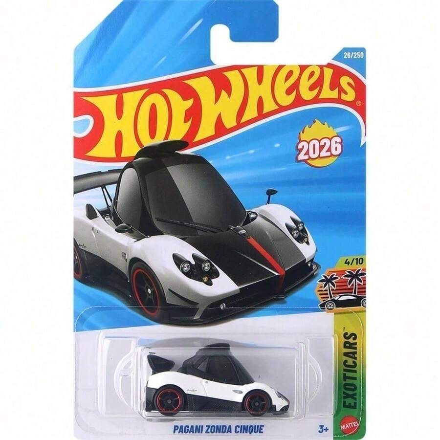 Mattel Hot Wheels Alloy Car Model Series - Classic Models Of  F1, , And  26B - [26B] Q-version Pagani Zonda Sonata No. 26 - View 1