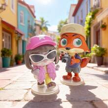 Miniso Bộ sưu tập mô hình nhân vật Disney Zootopia Partner Disguise Series dạng hộp bí ẩn, vật trang trí bàn làm việc lý tưởng và đồ chơi sưu tầm, mô hình PVC nhiều nhân vật dễ thương, đồ trang trí bàn làm việc và quà tặng sưu tầm (1 mô hình giao ngẫu nhiên) - Nhiều màu - Xem 8