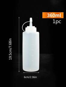 Set 3/2/1 buc sticle stoarcebile pentru condimente, capac din plastic cu cană de măsurare sticle rotative stoarcebile, sticle de condimente pentru bucătărie sticle stoarcebile pentru sos de salată sticle de sos stoarcebile din plastic dozator de condimente, dozator de recipiente, potrivit pentru ketchup, muștar, sos BBQ, dressing pentru salată, ulei de măsline, excelent pentru bucătărie, BBQ, picnic, camping - Multicolor - Vizualizare 19